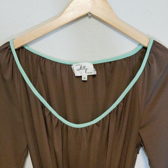 Milly of New York Dress Long Sleeves A-Line Sz M - Picture 4 of 12